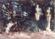 John Singer Sargent Queluz painting